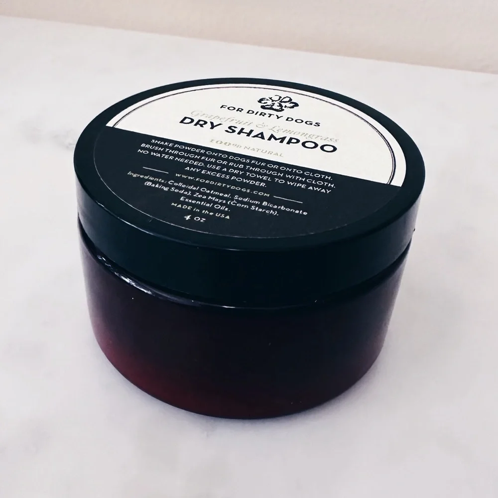 NEW For Dirty Dogs Dry Shampoo - 100% Natural